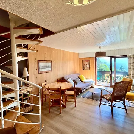 דירה Mont Blanc View Flat 5 Min From Slopes קומבלו